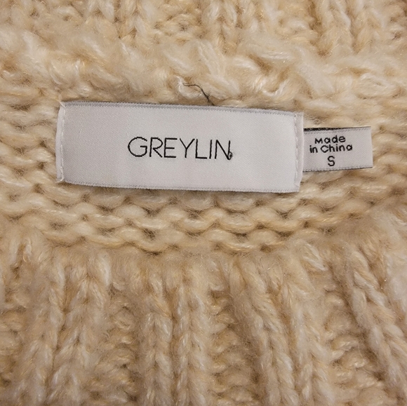 Anthropologie Greylin Dory Sweater Size S Cream - Picture 4 of 10